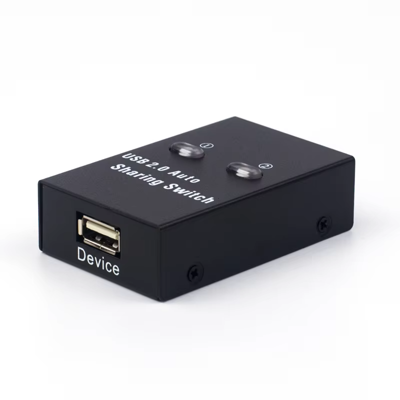 Home Office Kvm Switch - 2ポートUSB KVMスイッチスプリッター,ハブ,コンピューター周辺機器,共有プリンター,マウス,オフィス,家庭用