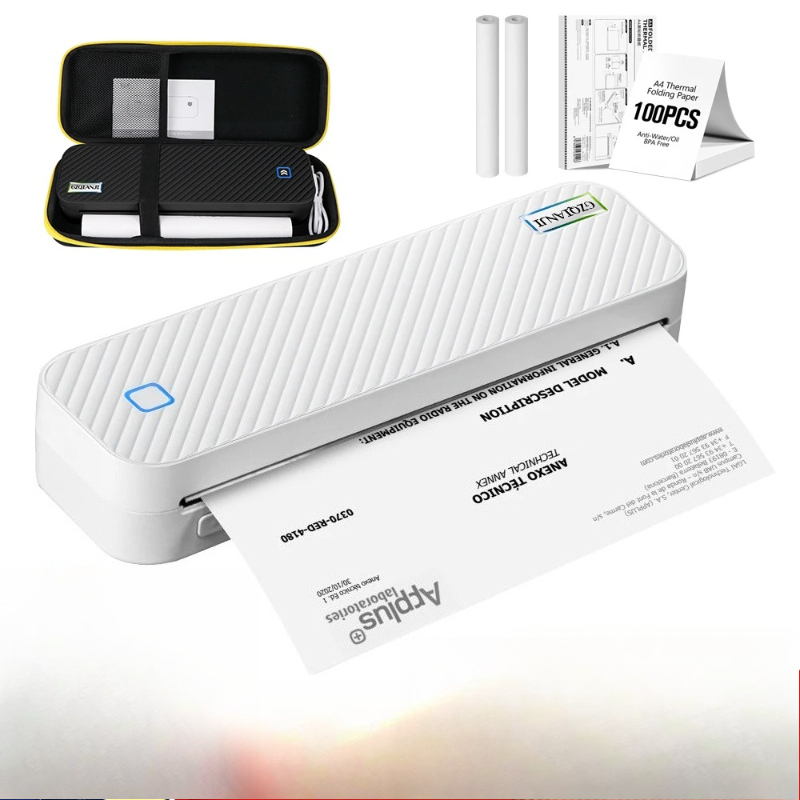 Home Office Travel Document - ポータブル A4 サーマルプリンタ Bluetooth 写真 PDF