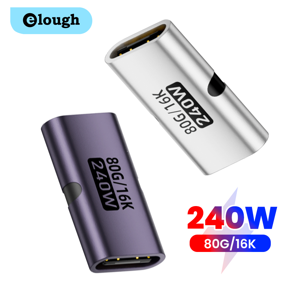 Home Office For Mac - 240W PD USB C メス-メスアダプター 40Gbps高速