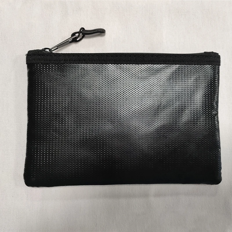 Home Office Passport - 耐火防水ドキュメントバッグ A4 サイズ ジッパー付き 火災安全保管ポーチ 現金パスポートオフィスホームトラベルセキュリティ用