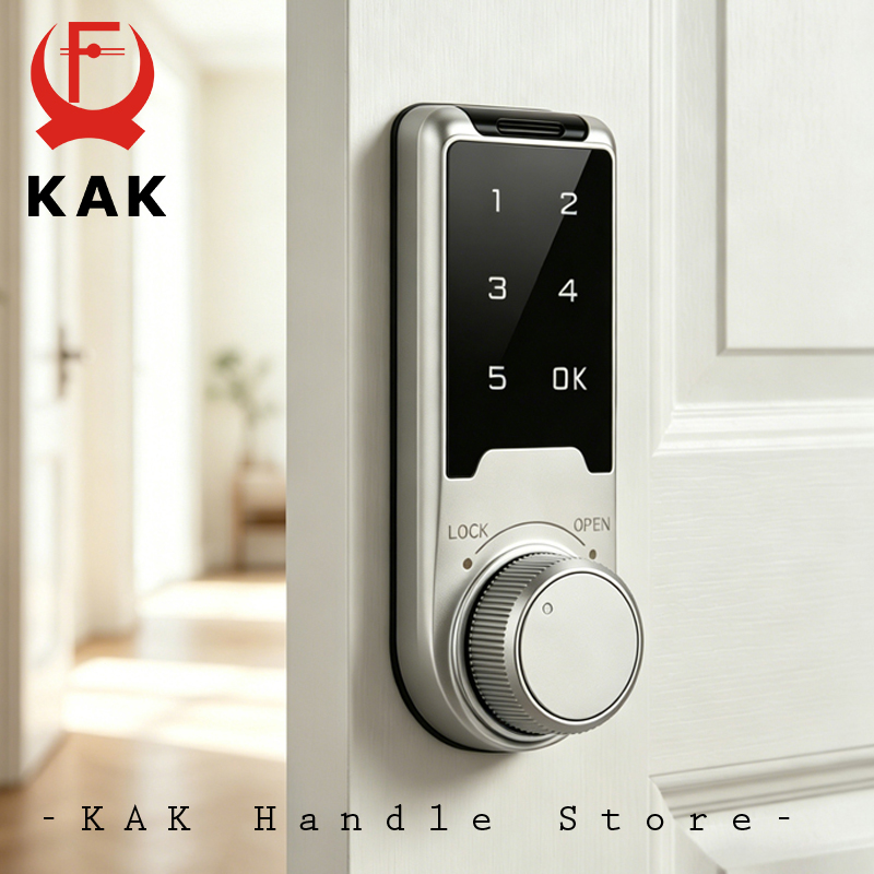 Home Office Immigration - KAK 電子パスワードキャビネットロックキーレスロッカーロック亜鉛合金スマート引き出しロックオフィスファイルキャビネットドアハードウェア用