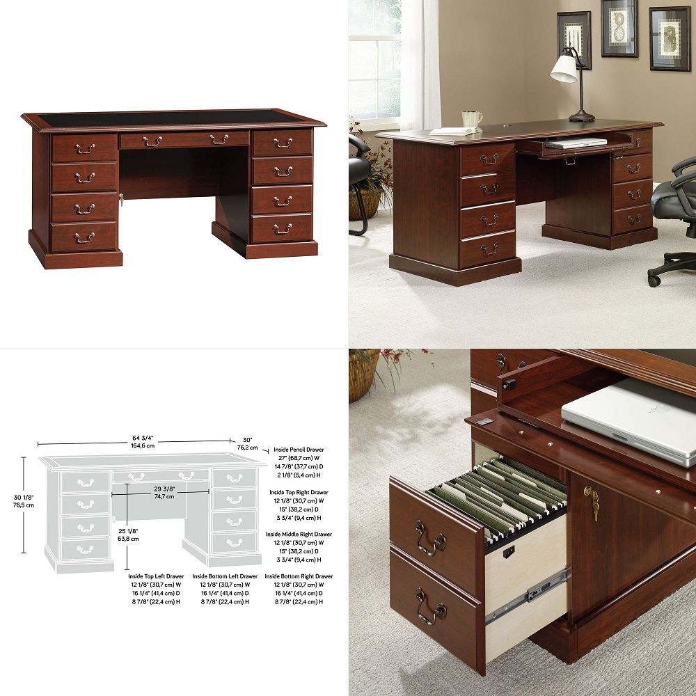Home Office With Two Desks - 2人用デスク、86.6インチの超長デスク、ダブルコンピューターライティングテーブル、木製大型デスク、ホームオフィス用ワークステーション、Natu