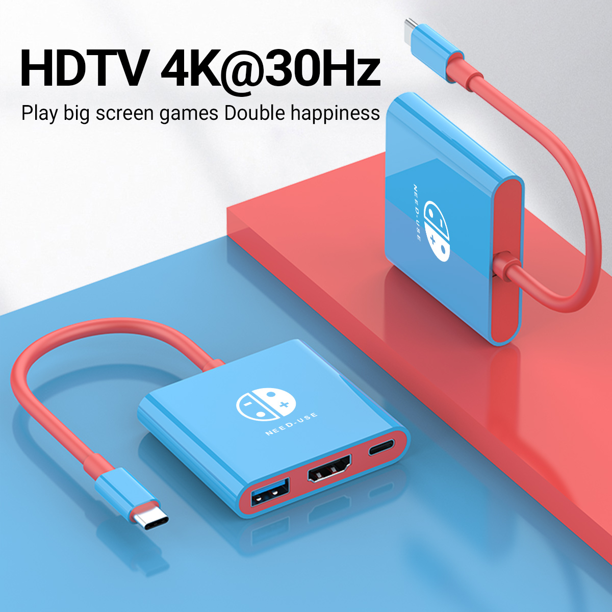 Home Office For Mac - 3-in-1 USB C ハブ Type-C to