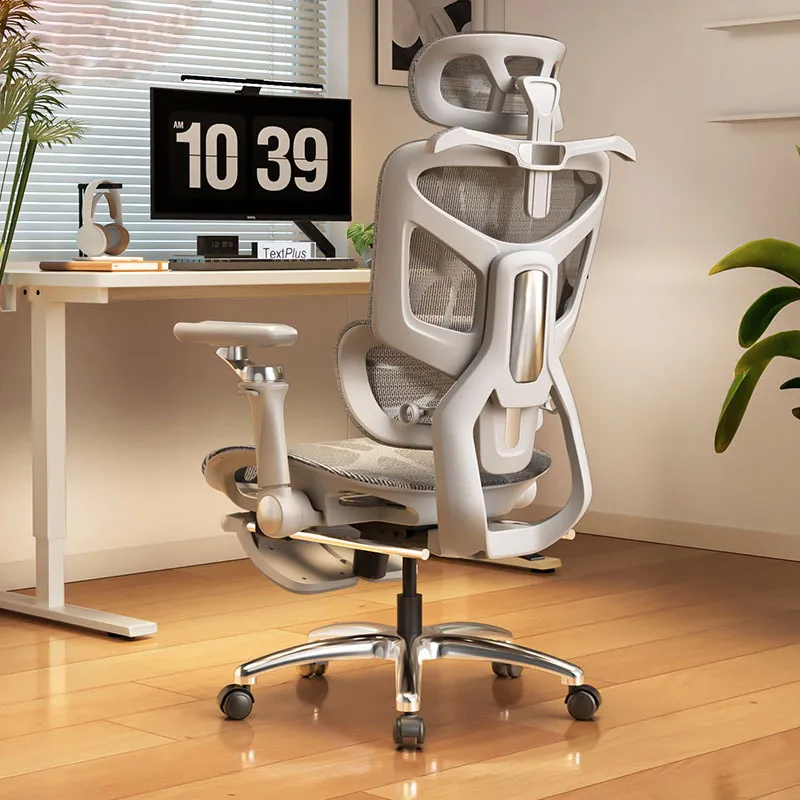 Home Office Work - 人間工学に基づいた腰椎サポート付きコンピューターチェア、ホームオフィス・ゲーミングチェア、男性向け快適リクライニングシート、座りがちな職業に最適