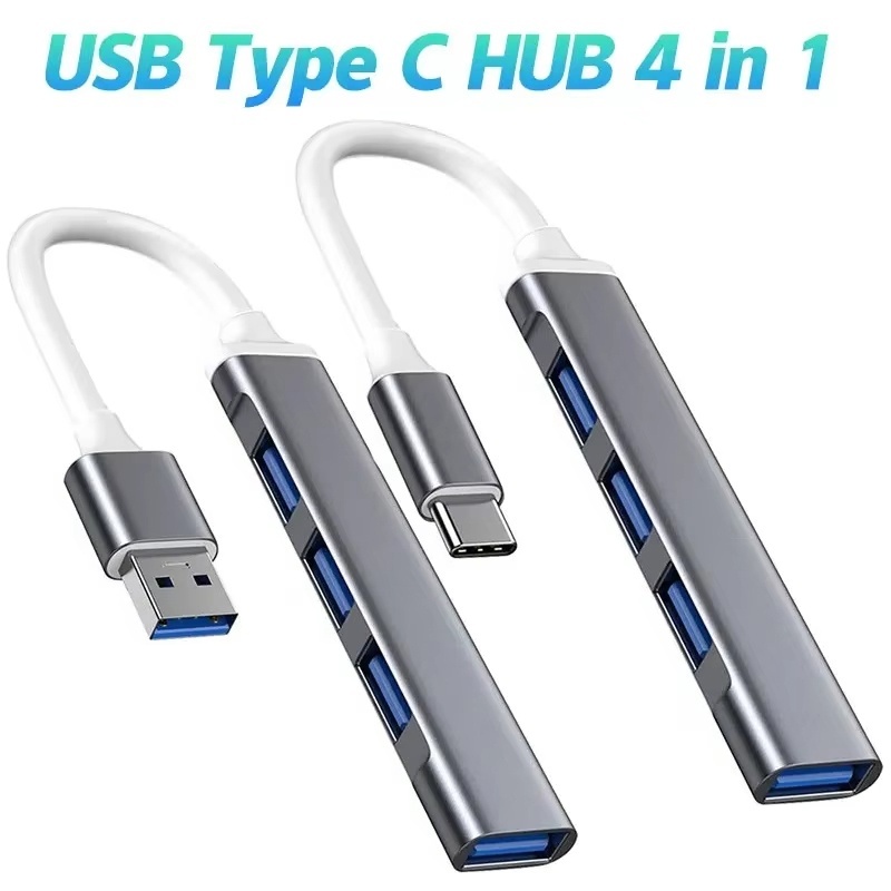 Home Office For Mac - USB 3.0ハブ 4ポートUSBハブ 高速Type-Cスプリッター 5Gbps 4ポートマルチポートハブ
