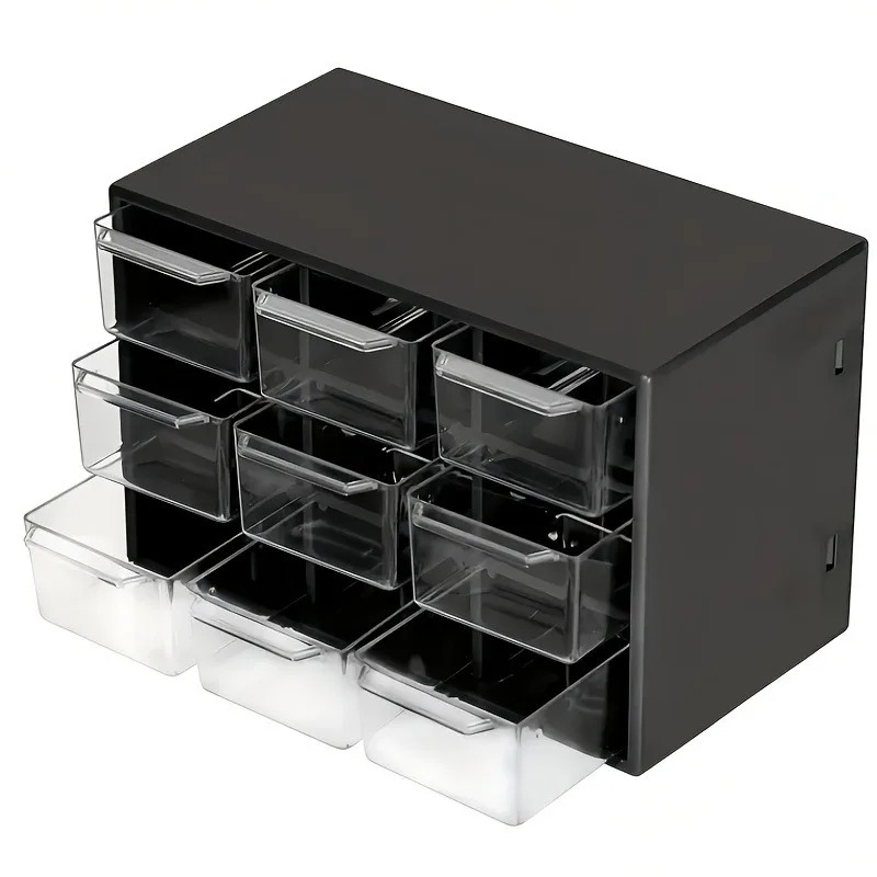Office Drawer Organizer - 1pc 防塵マルチグリッドデスクトップ引き出しオーガナイザー - ジュエリー、化粧品、オフィス、旅行アクセサリー用のポータブル収納ボックス