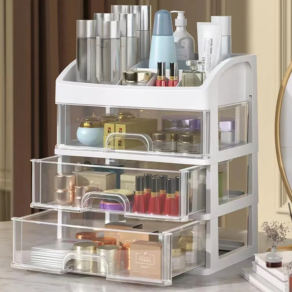 Office Drawer Organizer - 多層デスクトップ収納ボックス引き出しオーガナイザーキャビネット（化粧品、ジュエリー、ヘアアクセサリー、文房具、ホームオフィス用）