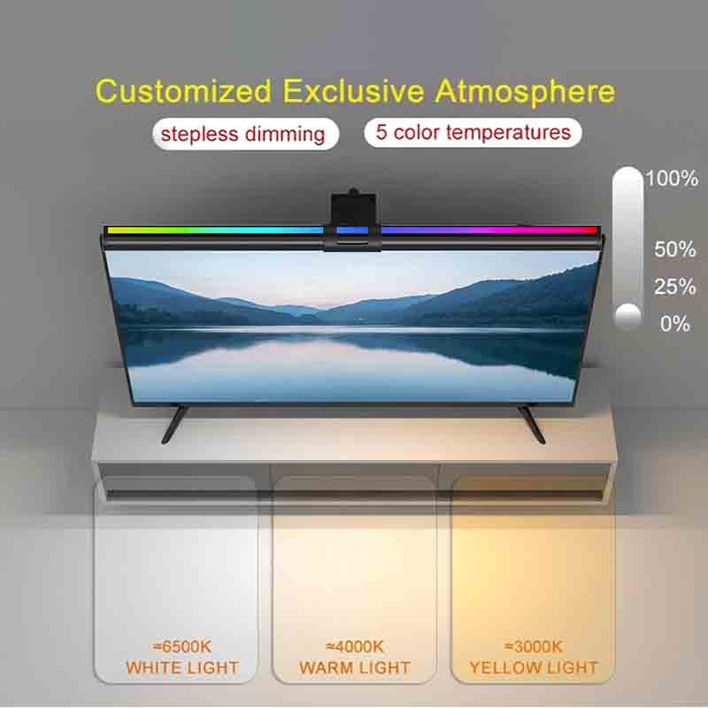 60/80 センチメートル RGB ライト LED モニター - Home Office Work のレビューと価格