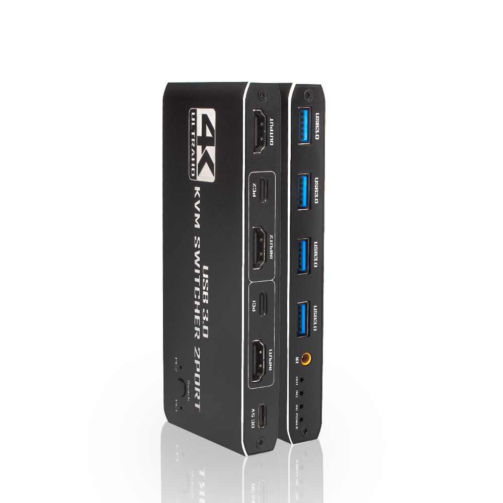 ユニバーサル2in1 HDMI KVMスイッチャー 4K 6 - Home Office Kvm Switch のレビューと価格