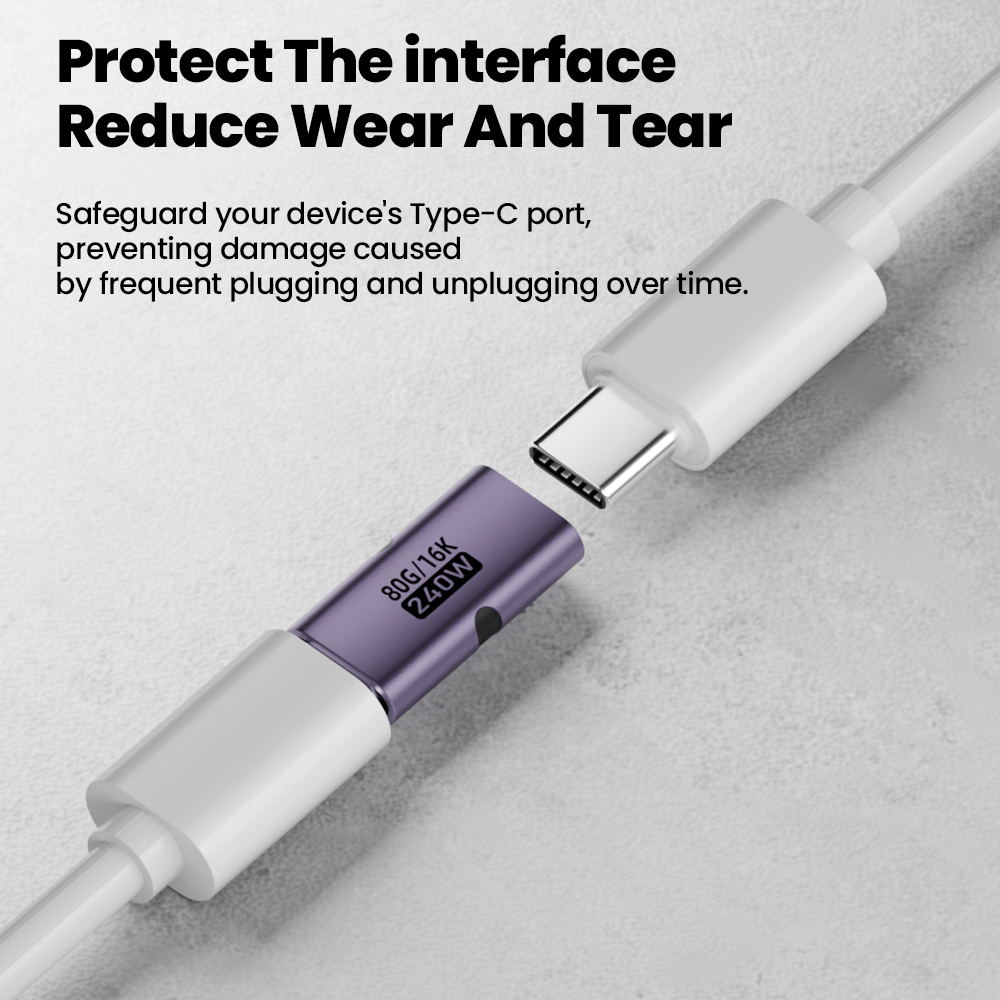 240W PD USB C メス-メスアダプター 40Gbp - Home Office For Mac のレビューと価格