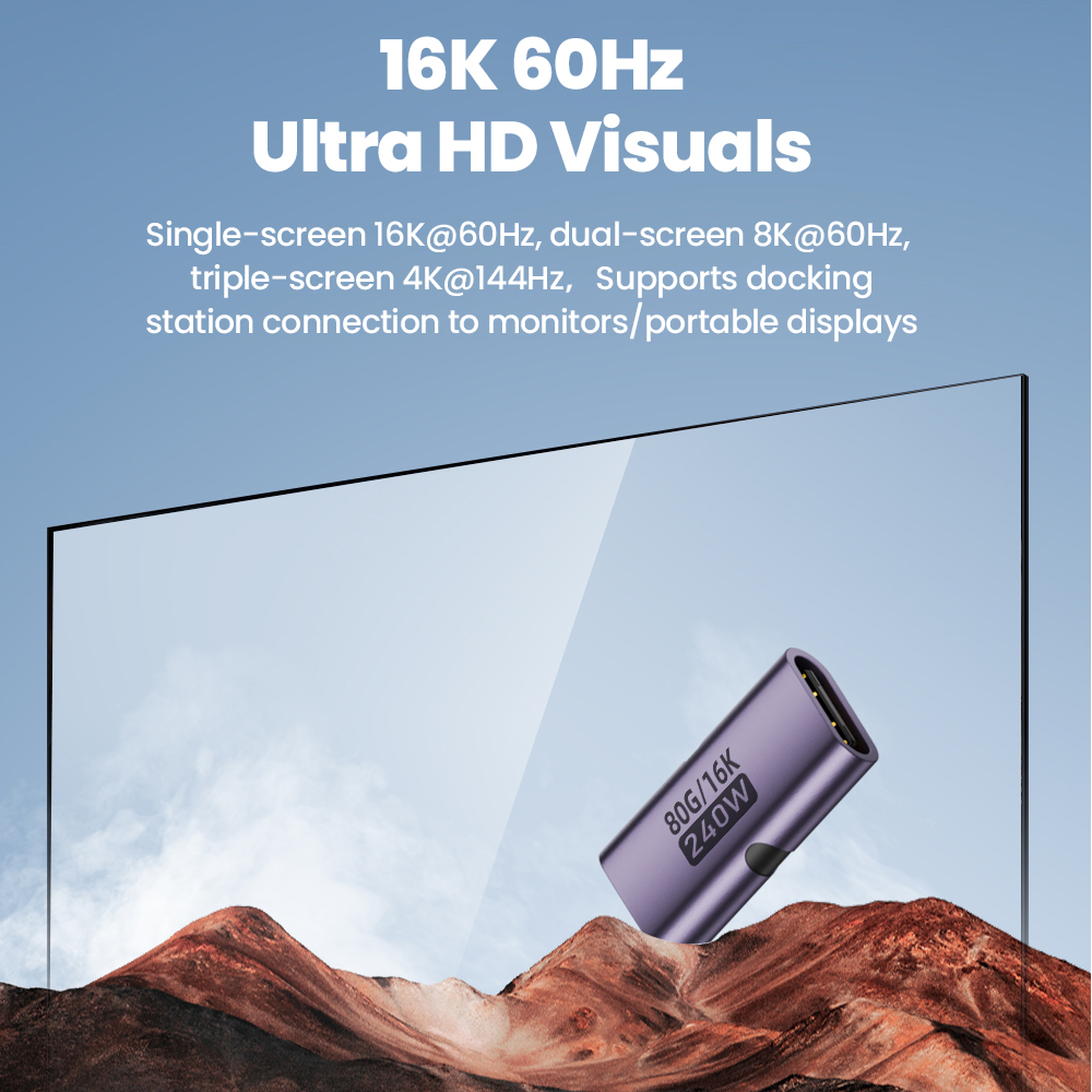 240W PD USB C メス-メスアダプター 40Gbp - Home Office For Mac のレビューと価格