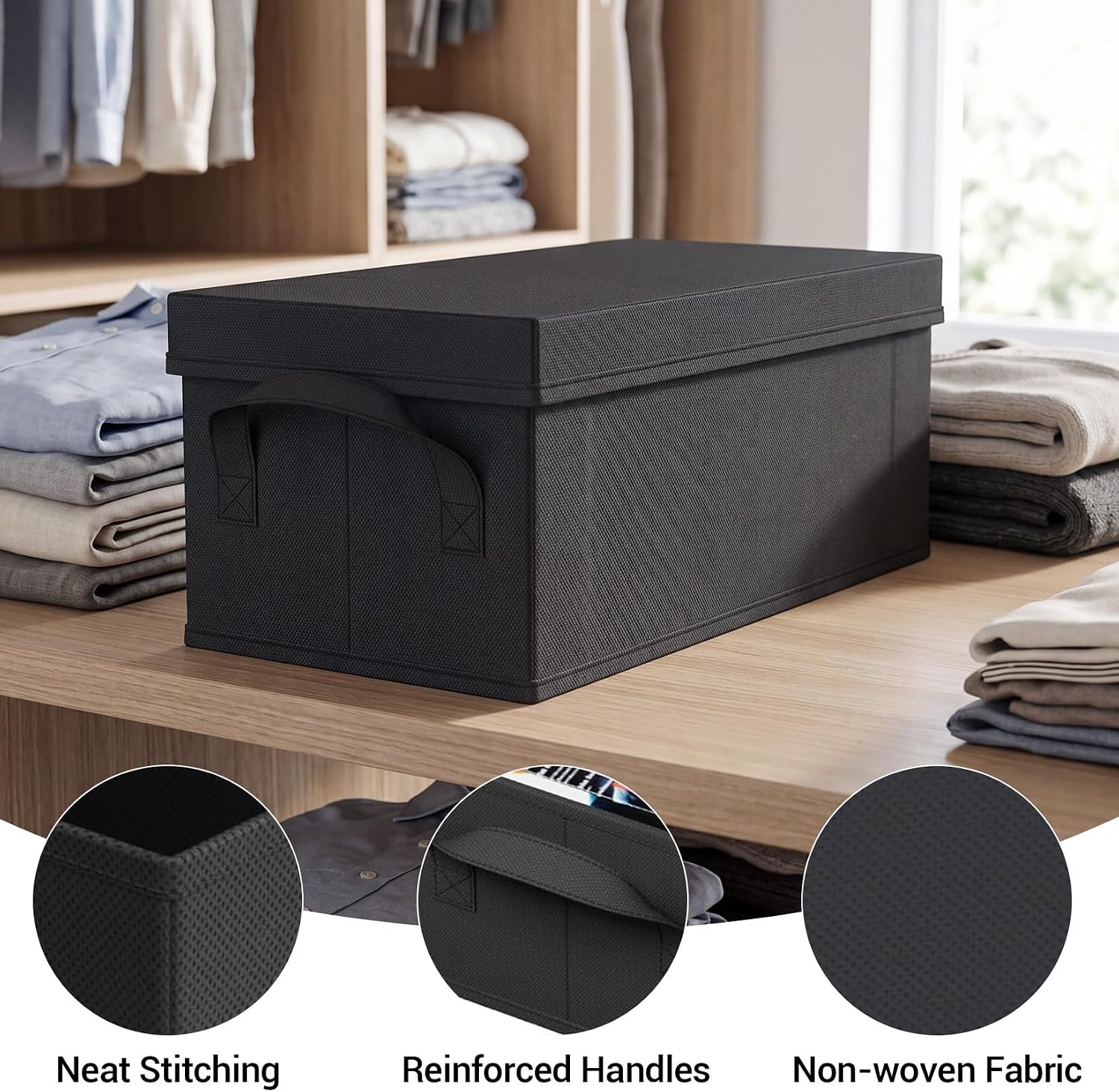 6個入りCD/DVD収納ボックス、蓋付きCD収納バッグ、蓋と - Home Office Bagas のレビューと価格