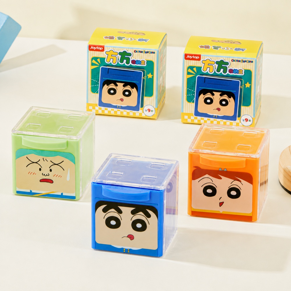 本物のクレヨンしんちゃんスクエア文房具収納ボックス デスクト - Office Drawer Organizer のレビューと価格