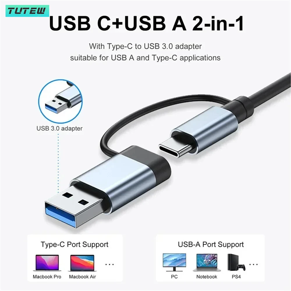 8 in 1 USB C ハブ USB スプリッター USB - Home Office For Mac のレビューと価格