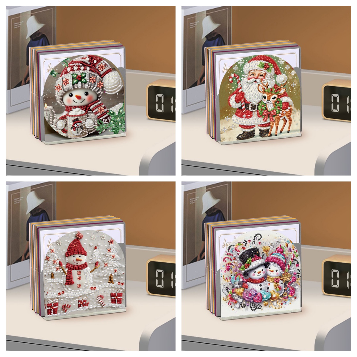 1 ピース/セット DIY クリスマスダイヤモンドアートティ - Home Office Bagas のレビューと価格