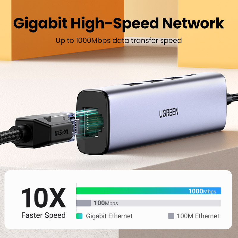 Ugreen-USBイーサネットアダプター,Xiaomi M - Home Office For Mac のレビューと価格