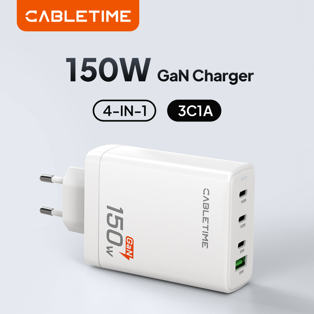 CABLETIME USB C 充電器 150W PD Ga - Home Office For Mac のレビューと価格