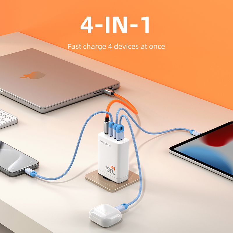 CABLETIME USB C 充電器 150W PD Ga - Home Office For Mac のレビューと価格