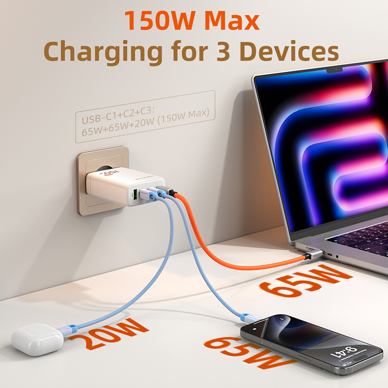 CABLETIME USB C 充電器 150W PD Ga - Home Office For Mac のレビューと価格