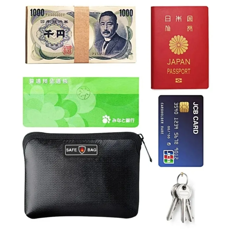 耐火防水ドキュメントバッグ液体シリコーンジッパー断熱耐火安全 - Home Office Bagas のレビューと価格