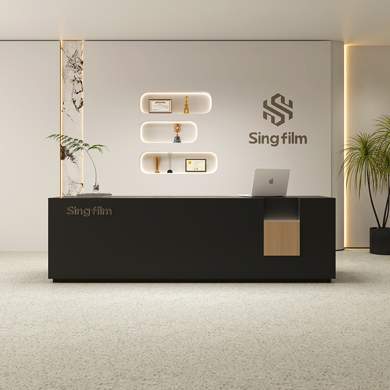 レジ高級デスク大人デザイナー大人モダンな受付エレガントなデス - Home Office With Two Desks のレビューと価格