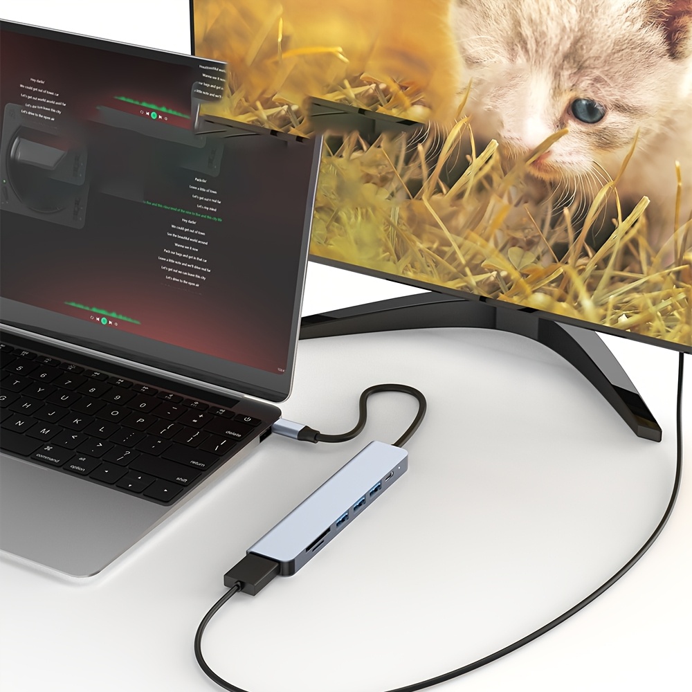 7 in 1 USB C ハブ、4K HDMI対応、PD急速 - Home Office For Mac のレビューと価格