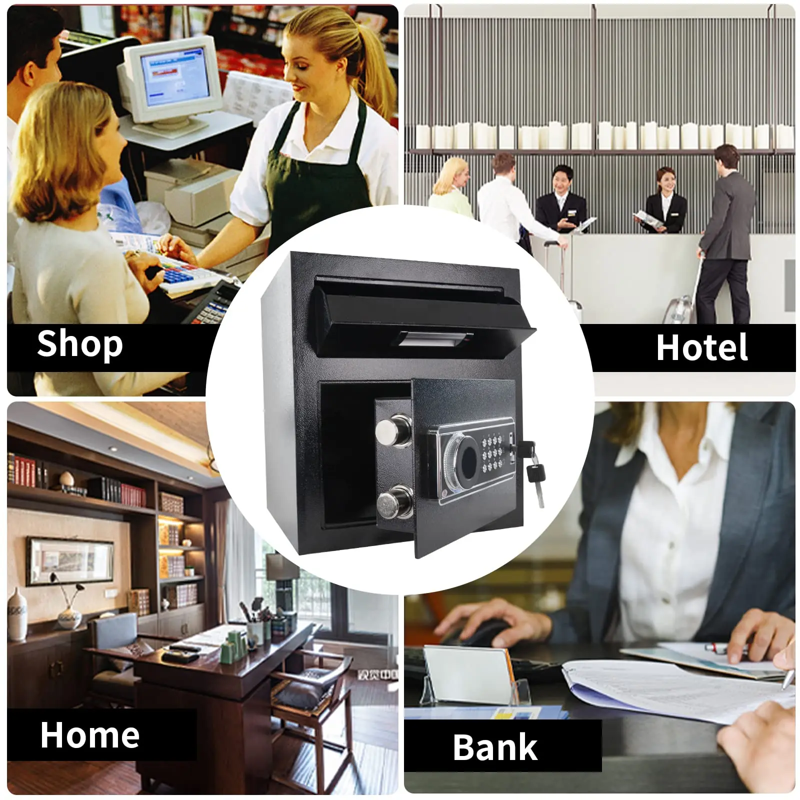 - デジタルキーパッド付きセキュリティ金庫 家庭用 ビジネス - Home Office Passport のレビューと価格