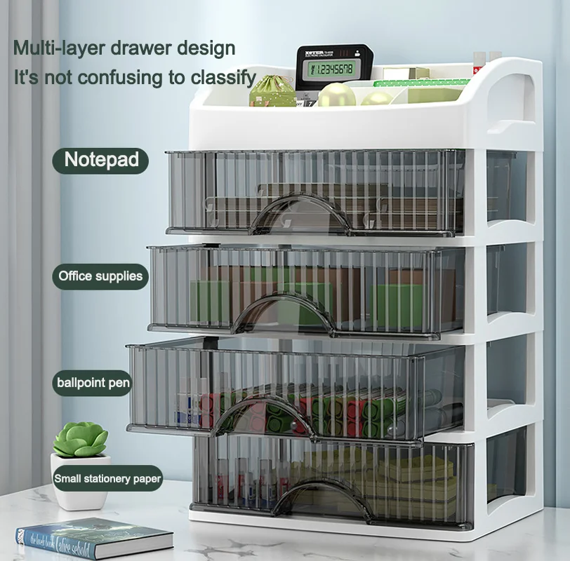 新製品 1個 5層メイクアップ収納ボックス 小物収納ボックス - Office Drawer Organizer のレビューと価格