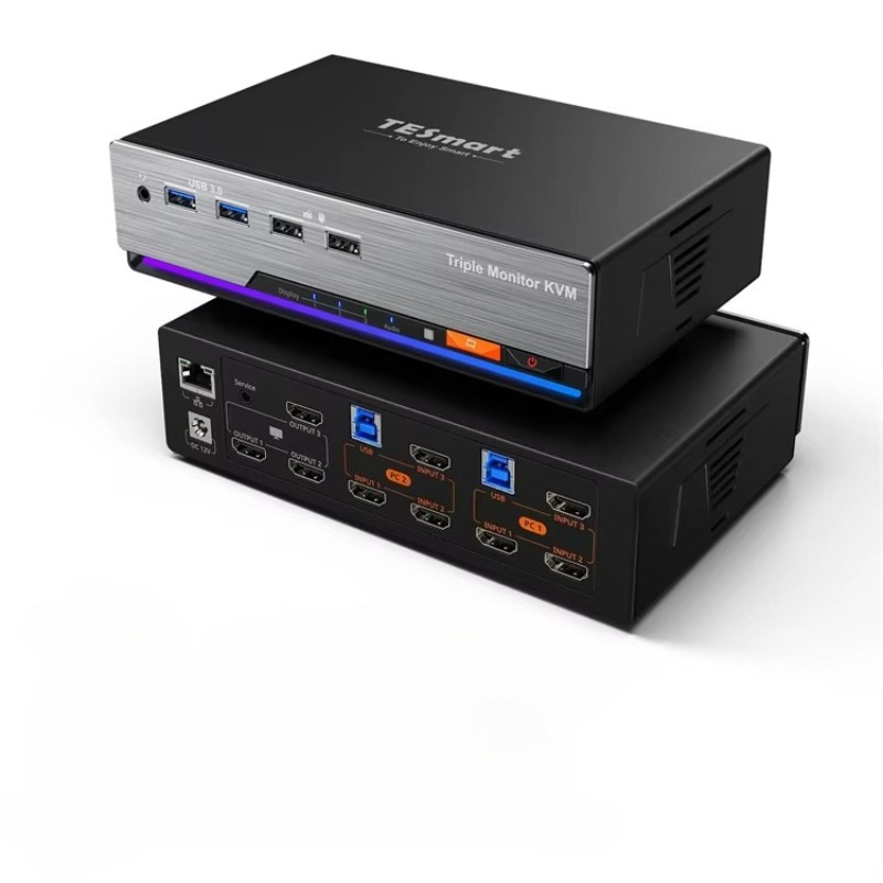 4K 60Hz HDMI KVMスイッチ EDIDコントロー - Home Office Kvm Switch のレビューと価格