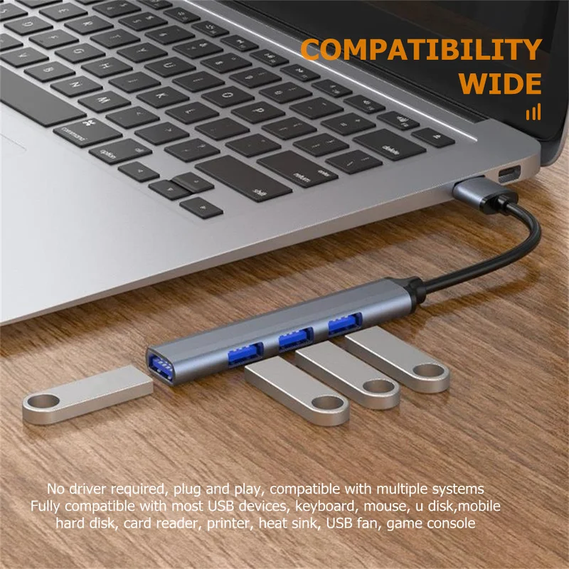 4 ポート USB-C ハブ 3.0/3.1 マルチデバイス - Home Office For Mac のレビューと価格