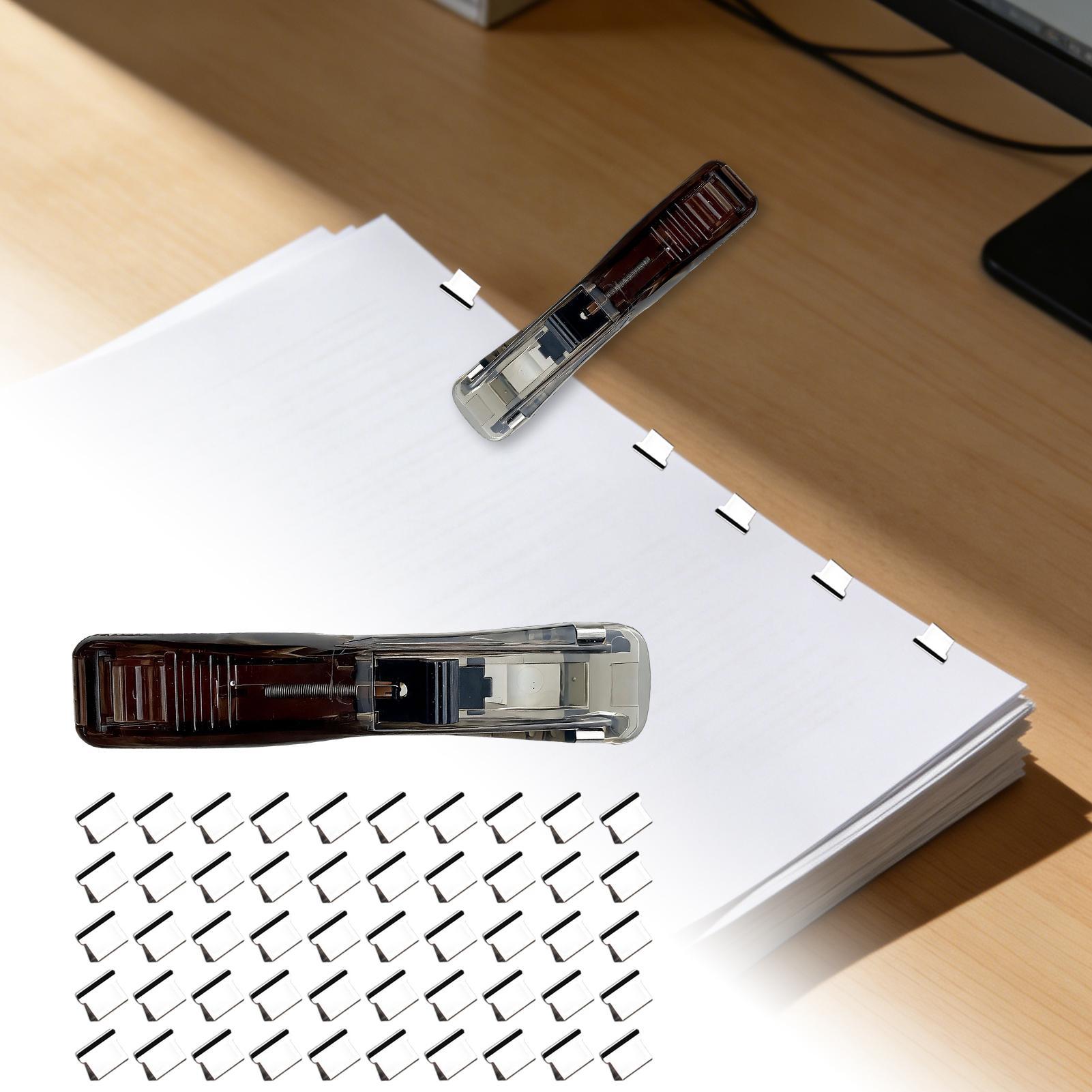 トラベルステープラー スクールプッシュバインダー クランプデ - Home Office Travel Document のレビューと価格