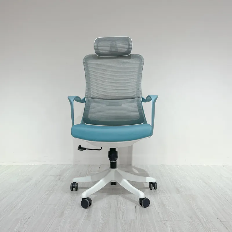 人間工学に基づいたオフィスチェア、ランバーサポート付き回転式 - Home Office Work のレビューと価格