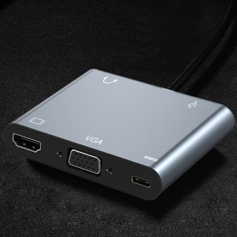 USB C ハブ マルチポート アダプター、5-in-1 U - Home Office For Mac のレビューと価格