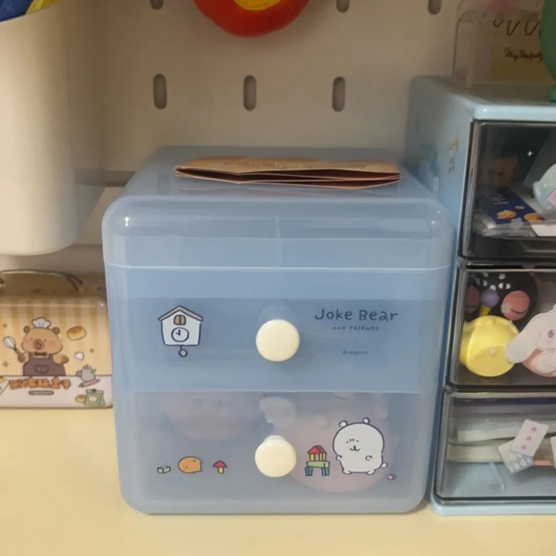 アニメちいかわジョークベア引き出し収納ボックスリフトトップス - Office Drawer Organizer のレビューと価格