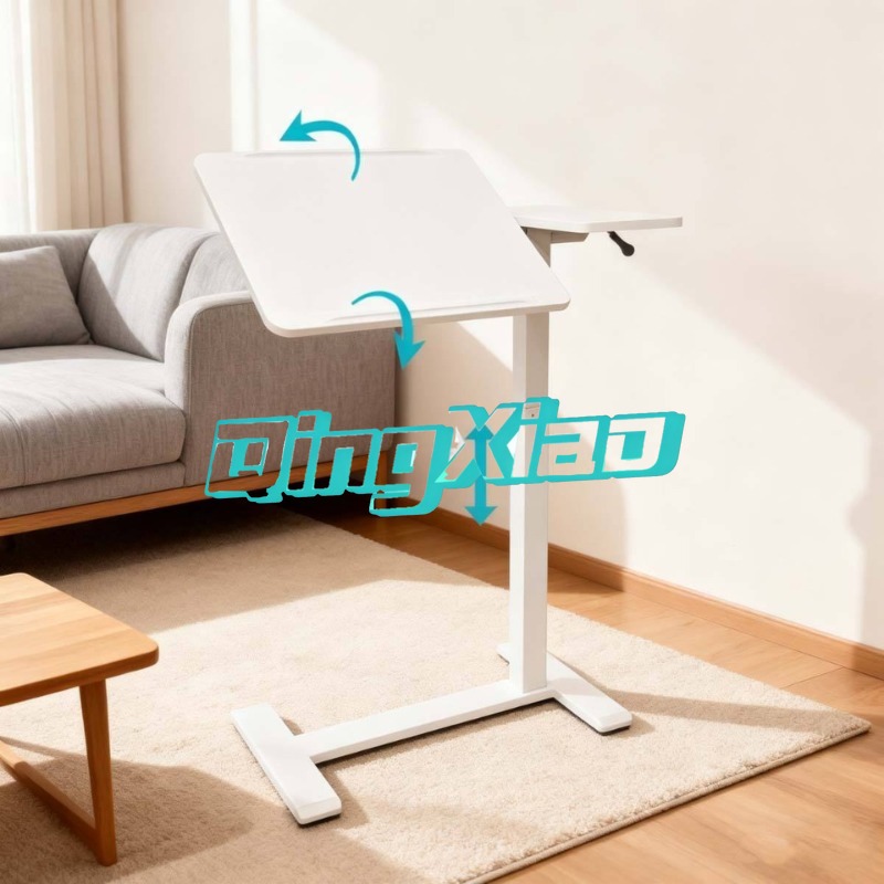 空気圧式高さ調節可能なモバイルデスク、両側フリップトップテー - Home Office With Two Desks のレビューと価格