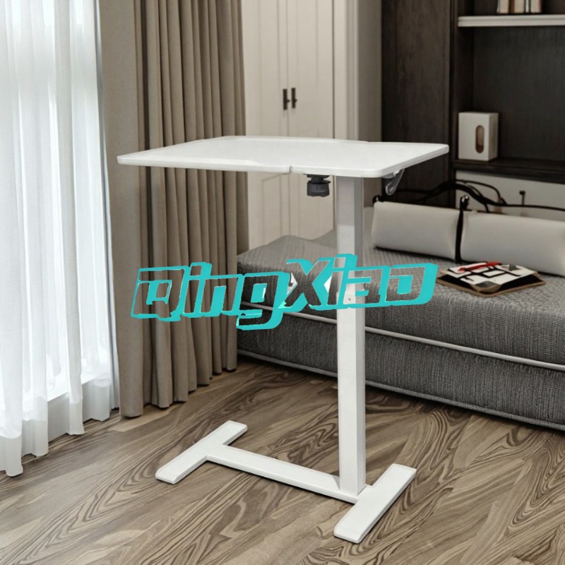 空気圧式高さ調節可能なモバイルデスク、両側フリップトップテー - Home Office With Two Desks のレビューと価格