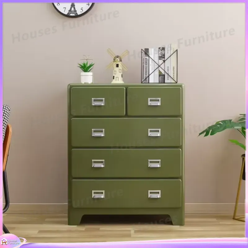 ヴィンテージ5段メタルシューズキャビネット収納オーガナイザー - Office Drawer Organizer のレビューと価格