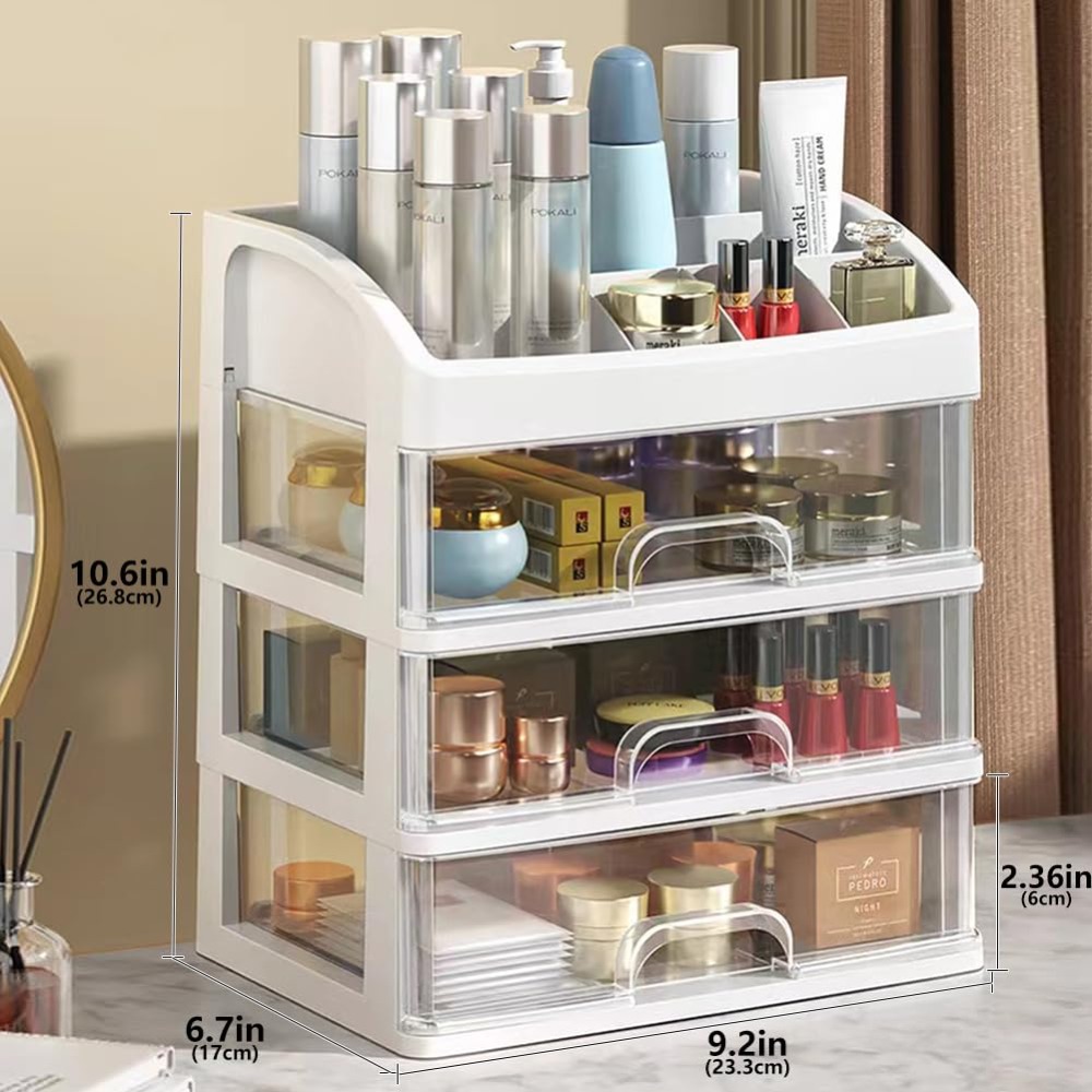 多層デスクトップ収納ボックス引き出しオーガナイザーキャビネッ - Office Drawer Organizer のレビューと価格