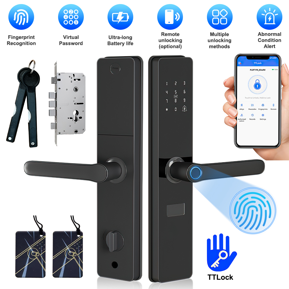スマートドアロック TTLock アプリ 指紋認証 パスワー - Home Office Immigration のレビューと価格