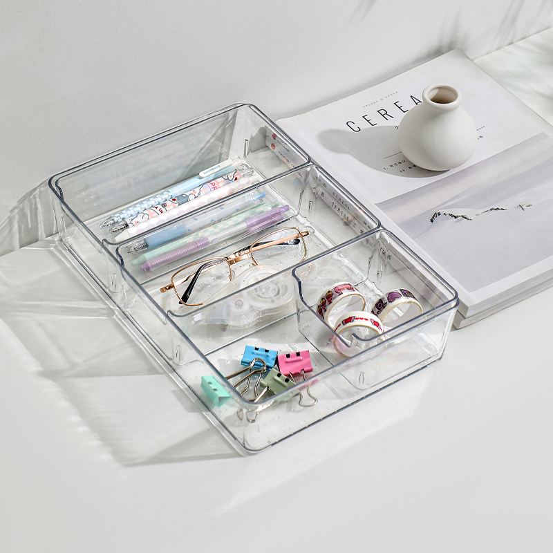 化粧品や文房具の収納ボックス、化粧品、事務用品、家庭用収納、 - Office Drawer Organizer のレビューと価格