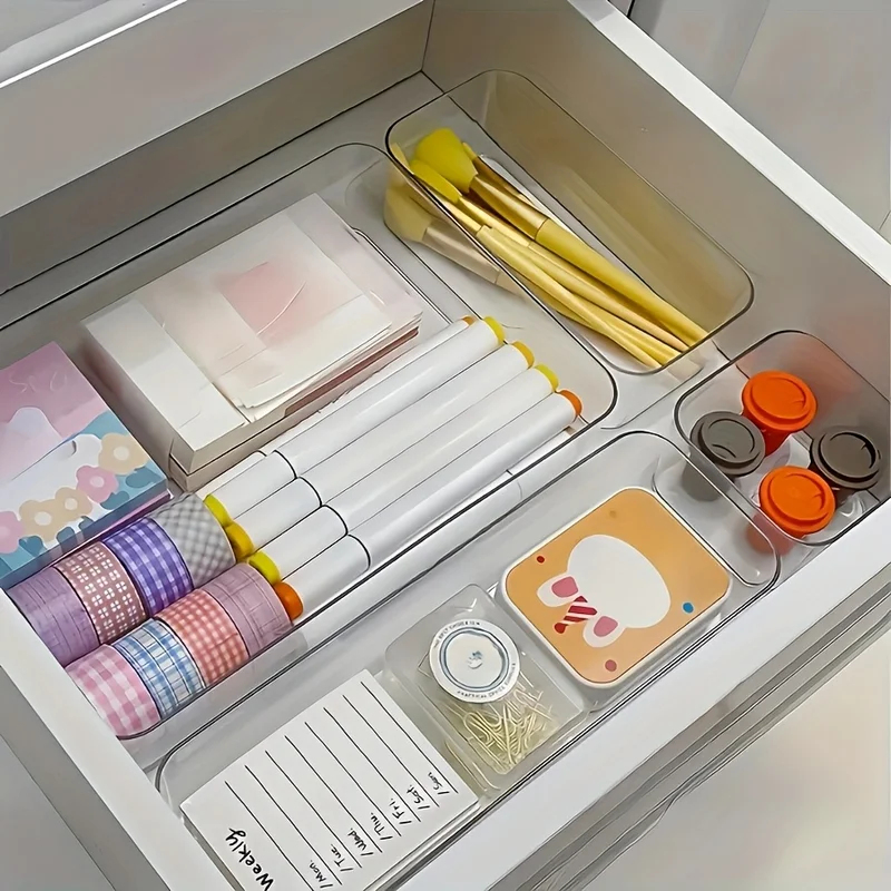 化粧品や文房具の収納ボックス、化粧品、事務用品、家庭用収納、 - Office Drawer Organizer のレビューと価格